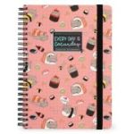 Caiet dictando cu spirala, Maxi A4, Pisica Sushi, Legami