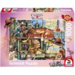 Puzzle 1000 piese, Charles Wysocki - Remington horticultorul, Schmidt