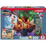 Puzzle 150 piese, Creaturi infricosatoare + cadou: figurina, Schmidt