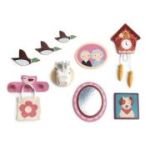 Set decoratiuni perete pentru casute, 10 piese