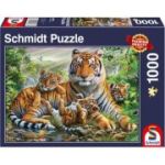 Puzzle Schmidt: Tigrul si puii acestuia, 1000 piese