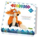 Kit origami cu 501 piese, Creagami, Vulpe