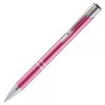 Pix cu bila Office-Cover Cosko, 1. 0mm, cu mecanism, pentru personalizare, corp metalic magenta