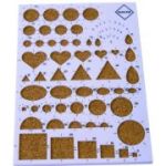 Sablon plastic pentru hartie quilling, Colorarte, YZ0020