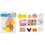Accesorii creatie - animale, kit creativ Pom Pom, Craft with Fun, 445994