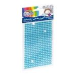 Accesorii creatie - diamante plastic, bleu, 4mm, autoadezive, blister 400 buc, Fiorello, GR-DS039-2 / 170-2392