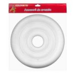 Accesorii creatie - polistiren - cerculete albe, 10/17/25cm, set 3 buc, Colorarte, MY07