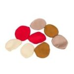 Accesorii creatie ROSEPETAL-34, petale textura matase, nuante de rosu, set 200 buc