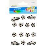 Abtibilduri - fotbal, set 14 buc, Craft with Fun, 480889