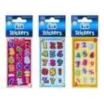 Abtibilduri - cifre, set 15-18 buc, Sticker Boo, 382530