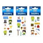 Abtibilduri - pixel, set 12 buc, Sticker Boo, 471545