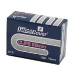 Agrafe birou Office Cover, metalice, 28mm, argintii, cutie 70 buc