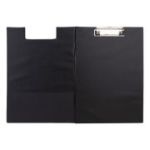 Clipboard A4 dublu CNX, subtire, negru