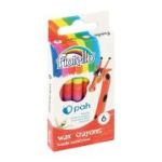 Creioane cerate Fiorello 170-1381, 6 culori, blister carton