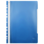 Dosar cu sina Noki 482011-130, plastic, albastru, multiperforatii pentru arhivare, colturi rotunjite, set 25 buc
