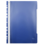 Dosar cu sina Noki 482011-140, plastic, albastru inchis, multiperforatii pentru arhivare, colturi rotunjite, set 25 buc