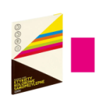 Etichete autocolante Grand 150-1063, 1/A4, 210x297mm, permanente, colturi drepte, roz fluorescent, top 25 coli