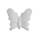 Accesorii creatie - polistiren HD - fluture, alb, 1.3x11x12cm, Colorarte