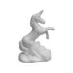 Accesorii creatie - polistiren HD - unicorn, alb, 12x18x7cm, Colorarte