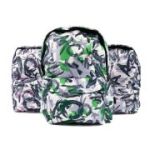 Ghiozdan CNX Grafitti, 1 compartiment, 3 buzunare, textil, diverse culori, 3221