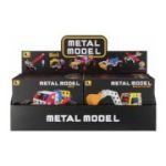 Joc constructie vehicule din metal MegaCreative 567506, 18x14x3cm, diverse modele, +6ani