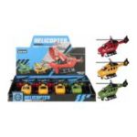 Jucarie elicopter 22cm MegaCreative 570962, 22x9x6cm, div culori, pvc, 9buc/display, +3 ani
