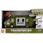 Elicopter militar cu 2 elice MegaCreative 502184, 28cm, cu sunete si lumini, plastic, verde, 3+ ani