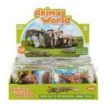 Jucarie figurina animal salbatic MegaCreative 570092, diverse modele, cauciuc, 10x8x2cm, +3ani