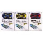 Masina cu telecomanda MegaCreative 471120, 15cm, merge pe perete, necesita baterii 3xAAA, plastic, diverse culori, 3+ ani