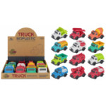 Jucarie masinute, 12 buc/display, diverse modele, pvc reciclabil, MegaCreative, 544191