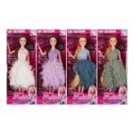 Jucarie papusa Lalka 29cm MegaCreative 566745, 4 culori, 13x33x5cm, +3ani