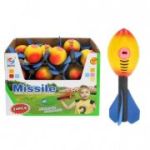 Joc de aruncat racheta cu sunete MegaCreative 380068, 17cm, spuma, multicolor, 3+ ani