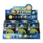 Jucarie set forme planete fosforescente MegaCreative 571410, 3-10cm, set 9 buc, pvc, +3ani