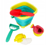 Jucarii de plaja, galetusa pliabila+accesorii, silicon, multicolor, 3+ ani, MegaCreative, 490968