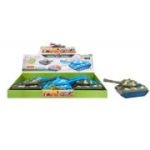 Tanc militar MegaCreative 458277, 24cm, plastic, diverse culori, 3+ ani