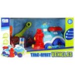 Tren de construit MegaCreative 382263, accesorii incluse, plastic, 3+ ani