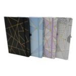 Jurnal A5 CNX Dungi si Forme 3783-1L, 160 pagini, coperta carton, cu elastic