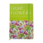 Jurnal A5 CNX Light Flowers 3783-38L / 5703-2 / 5703-10, 160 pagini, coperta carton, cu elastic