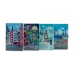 Jurnal A6 CNX 1600-43, 160 pagini, orase europene, cu arici