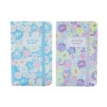 Jurnal A6 CNX 5702-8, 160 pagini, fluturi, coperta carton, cu elastic