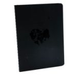 Jurnal A6 CNX CXA624-1999, 24 pagini, coperta carton neagra, hartie neagra