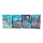 Jurnal A7 CNX 1500-43, 160 pagini, orase europene, cu arici