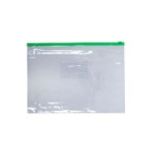 Mapa plastic CNX 756, cu fermoar zip, A4, 12 microni, transparent