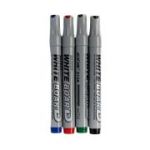 Marker tabla CNX G-213A, varf 2. 0mm, set 4 culori (albastru, negru, rosu, verde)