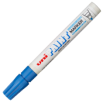 Marker cu vopsea UNI PX-20, varf rotund, 2. 2-2. 8mm, albastru deschis
