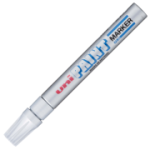 Marker cu vopsea UNI PX-20, varf rotund, 2. 2-2. 8mm, argintiu