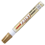 Marker cu vopsea UNI PX-20, varf rotund, 2. 2-2. 8mm, auriu lucios
