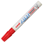 Marker cu vopsea UNI PX-20, varf rotund, 2. 2-2. 8mm, rosu