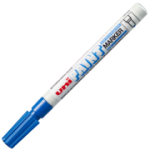 Marker cu vopsea UNI PX-21, varf rotund, 0. 8-1. 2mm, albastru