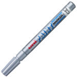 Marker cu vopsea UNI PX-21, varf rotund, 0. 8-1. 2mm, argintiu